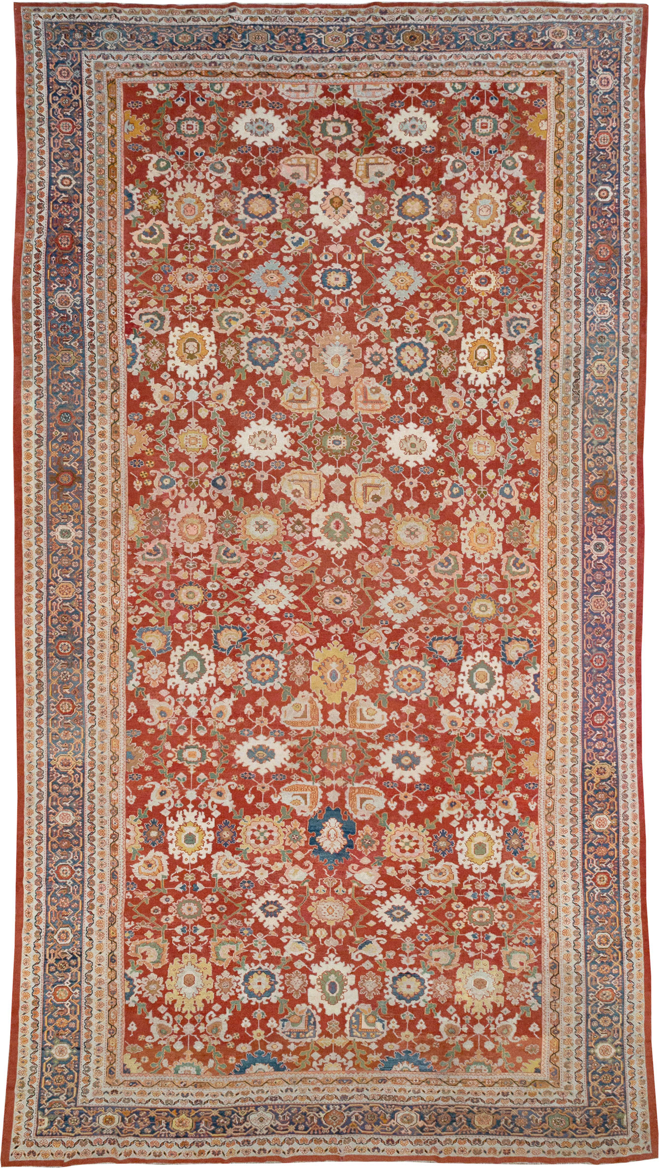Antique Persian Mahal Oversize Carpet, No.31659 - Gss