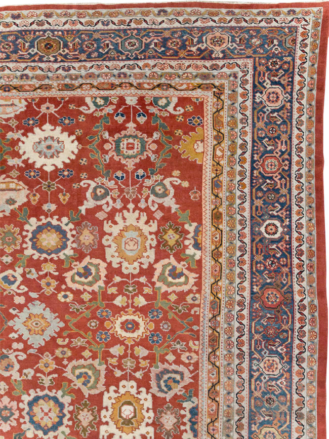 Antique Persian Mahal Oversize Carpet, No.31659 - Gss