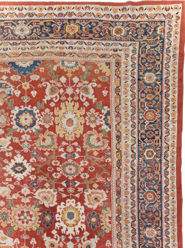 Antique Persian Mahal Oversize Carpet, No.31659 - Gss