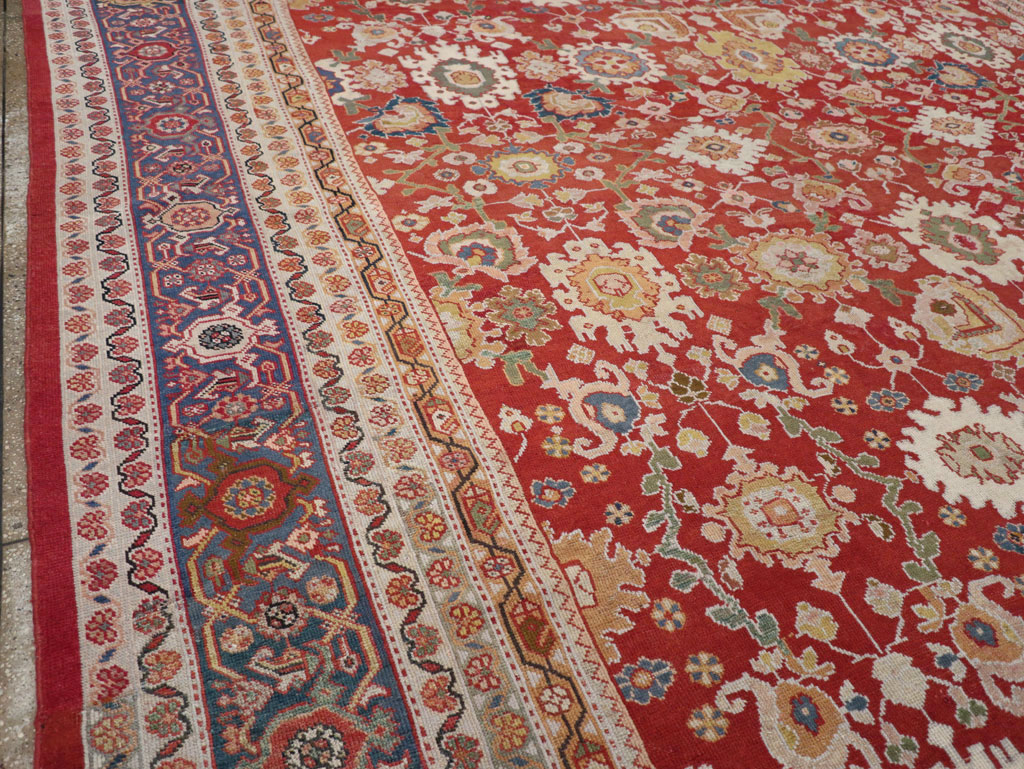 Antique Persian Mahal Oversize Carpet, No.31659 - Gss