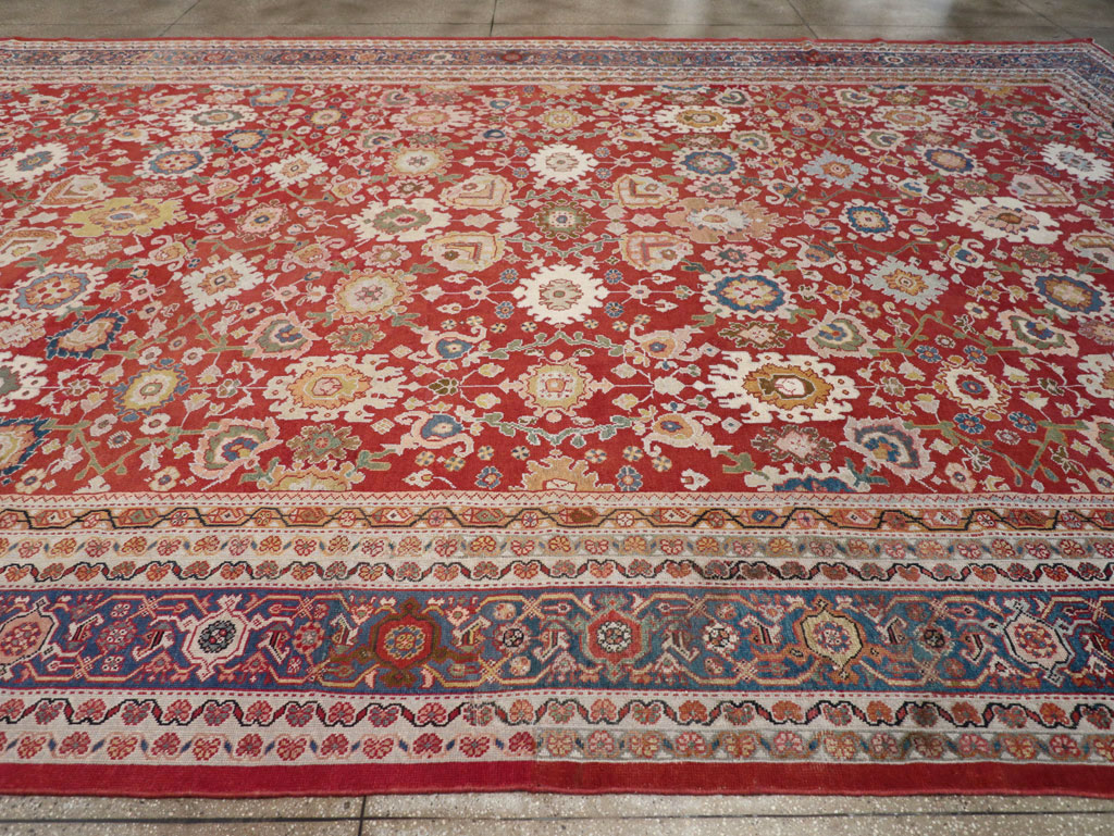 Antique Persian Mahal Oversize Carpet, No.31659 - Gss