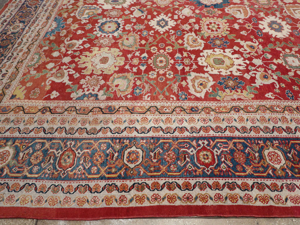 Antique Persian Mahal Oversize Carpet, No.31659 - Gss