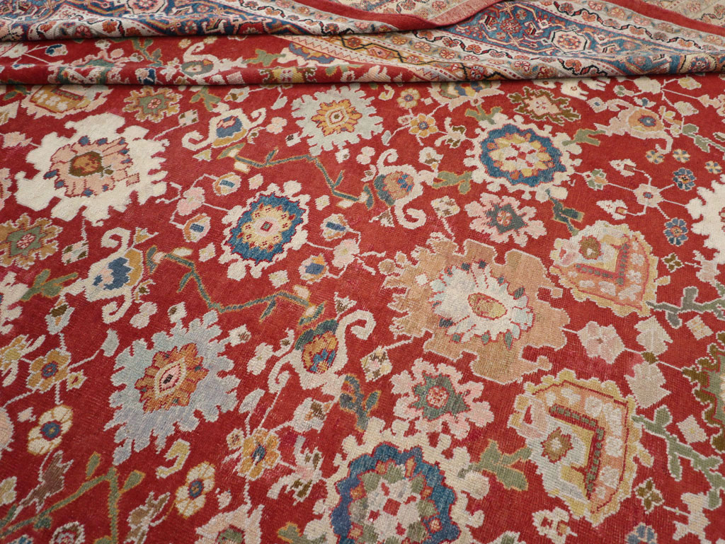 Antique Persian Mahal Oversize Carpet, No.31659 - Gss