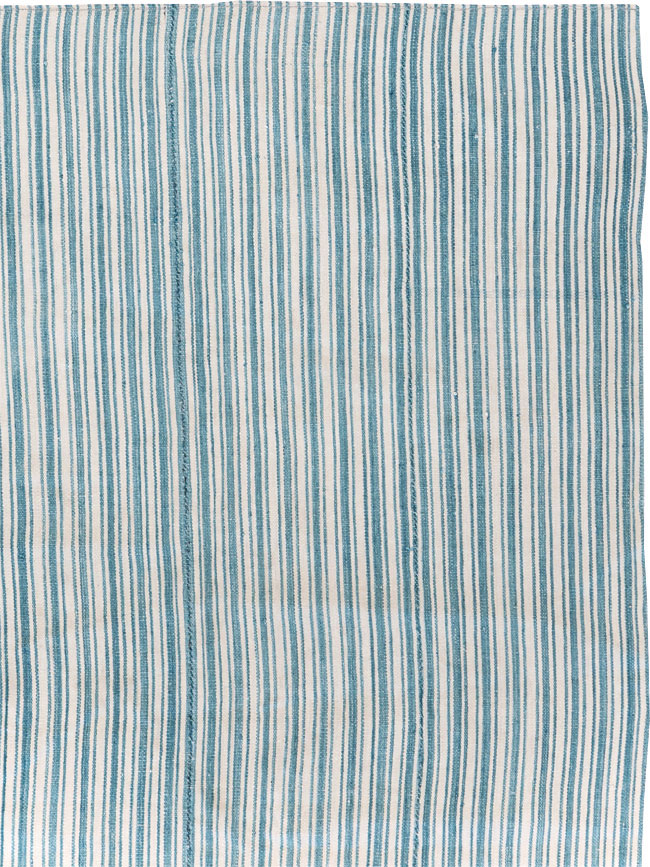 Vintage Turkish Flatweave Throw Rug, No.31662 - Gss