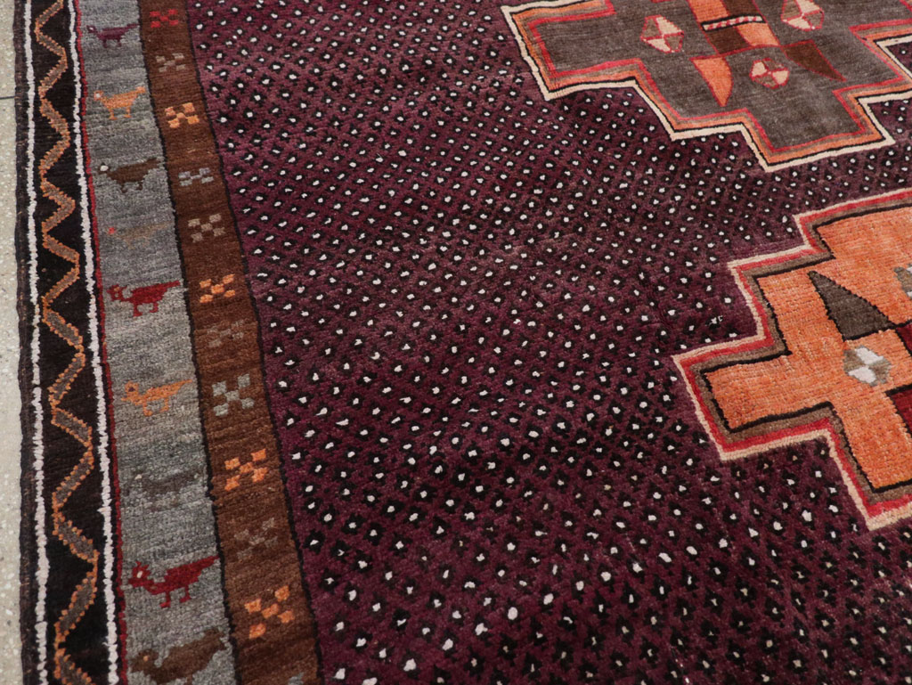 Vintage Turkish Anatolian Tribal Small Room Size Carpet, No.31666 - Gss