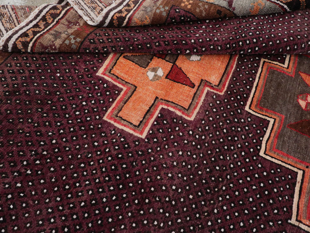 Vintage Turkish Anatolian Tribal Small Room Size Carpet, No.31666 - Gss