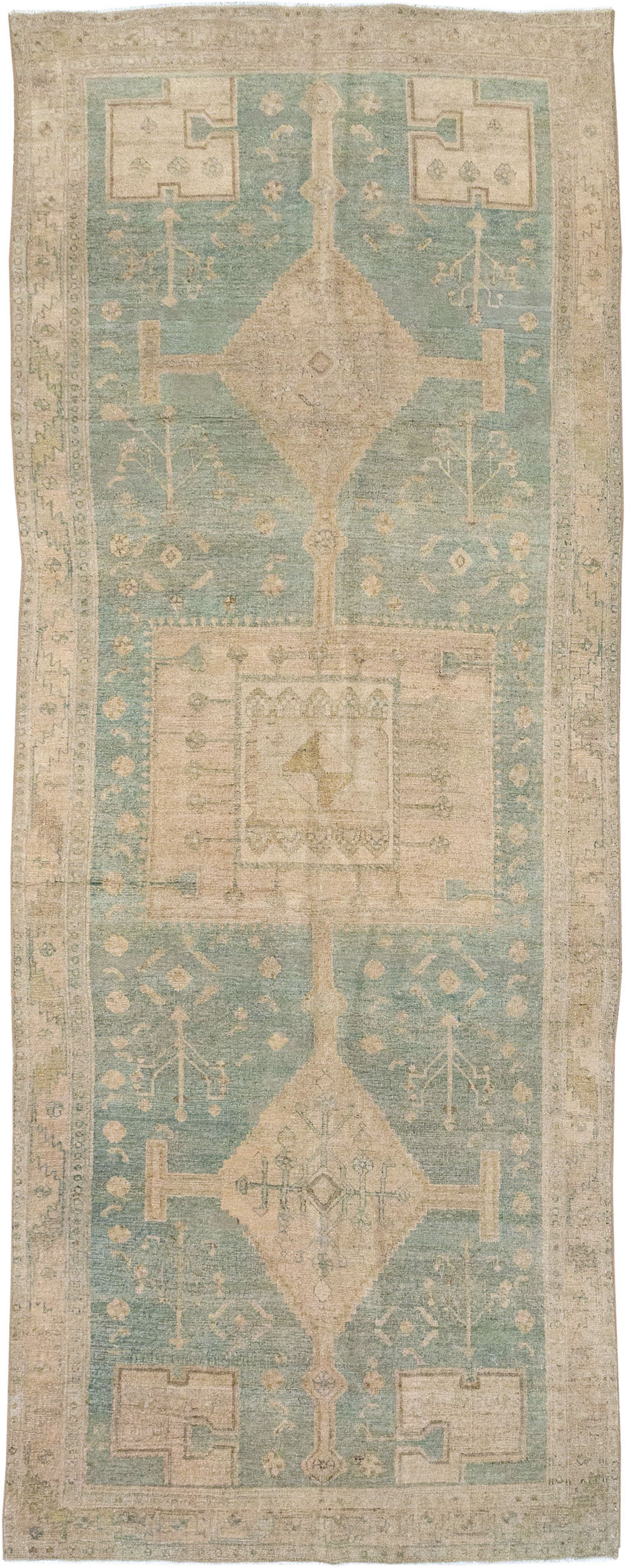 Antique Persian Bidjar Runner, No.31670 - Gss
