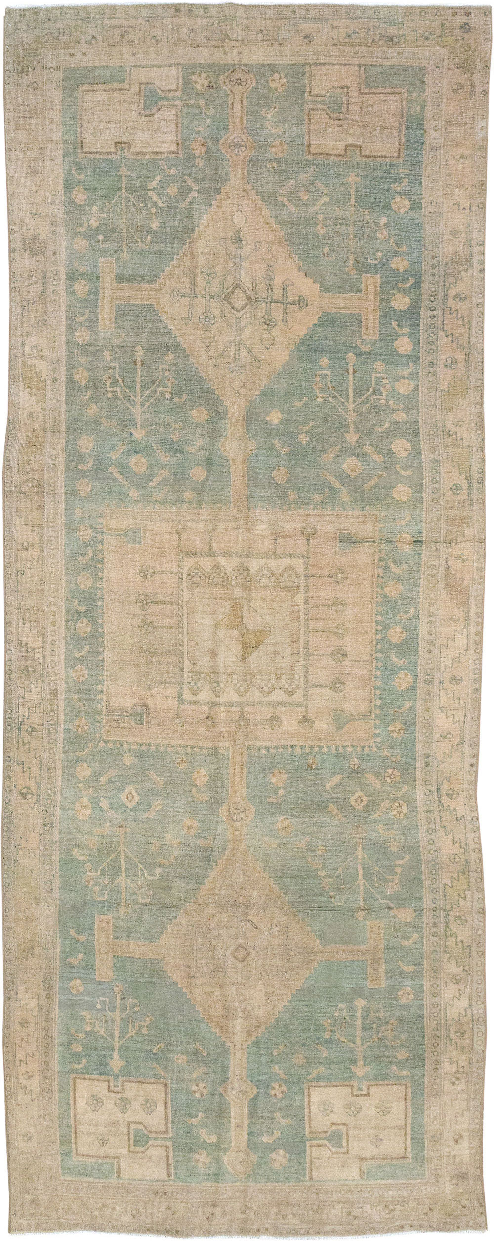 Antique Persian Bidjar Runner, No.31670 - Gss