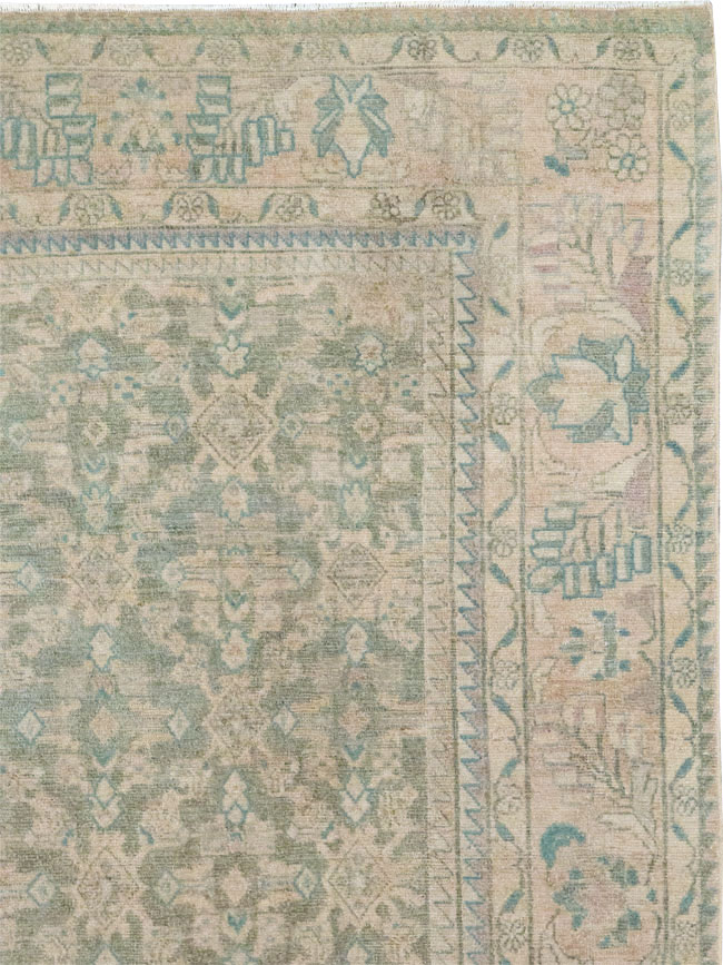 Antique Persian Malayer Small Room Size Carpet, No.31672 - Gss