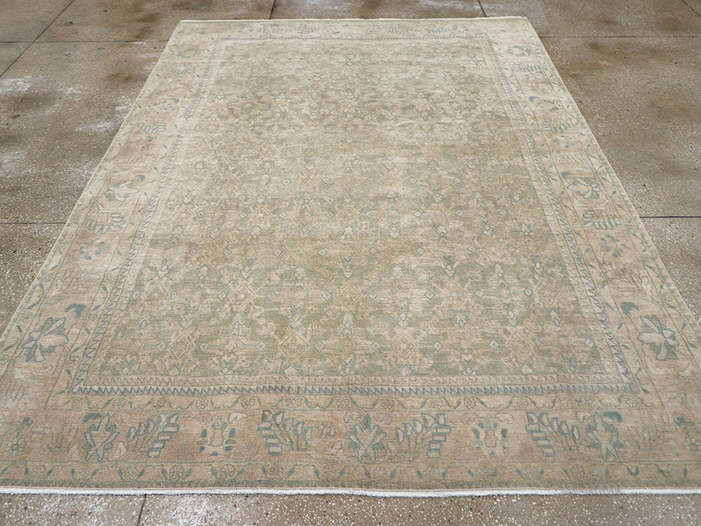 Antique Persian Malayer Small Room Size Carpet, No.31672 - Gss