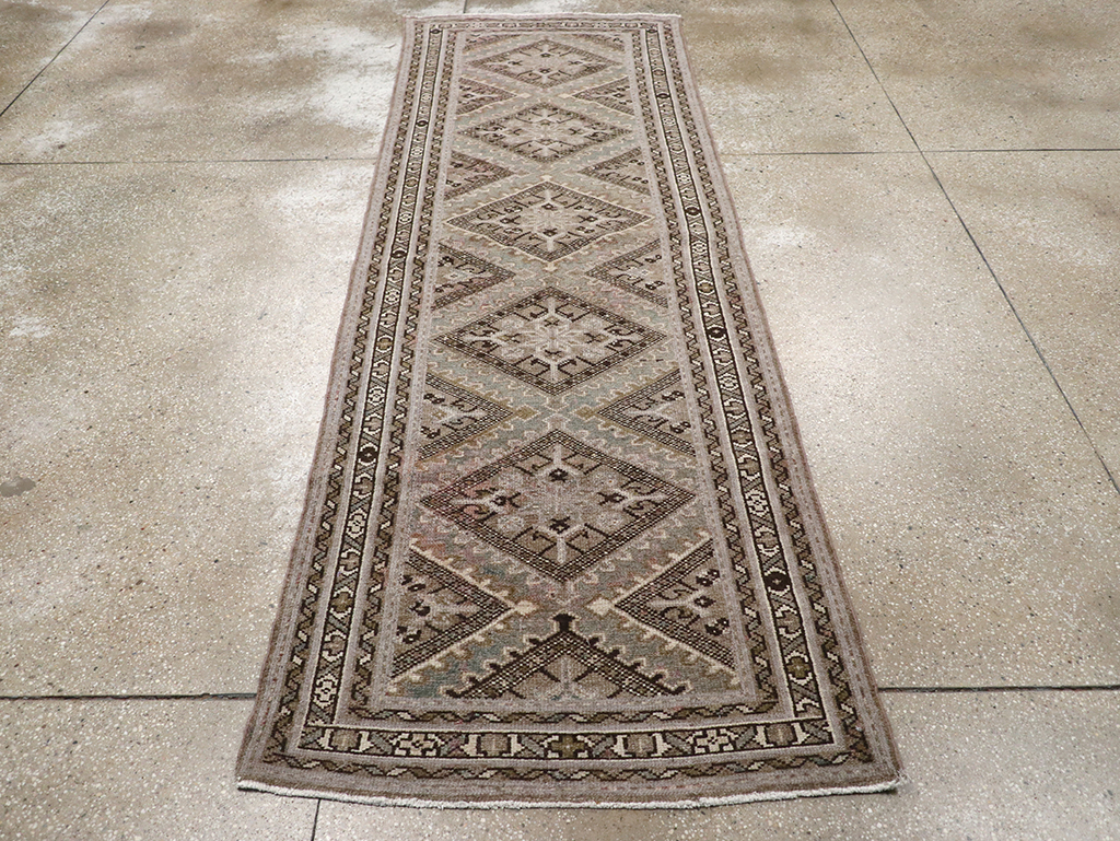 Vintage Persian Malayer Runner, No.31673 - Gss