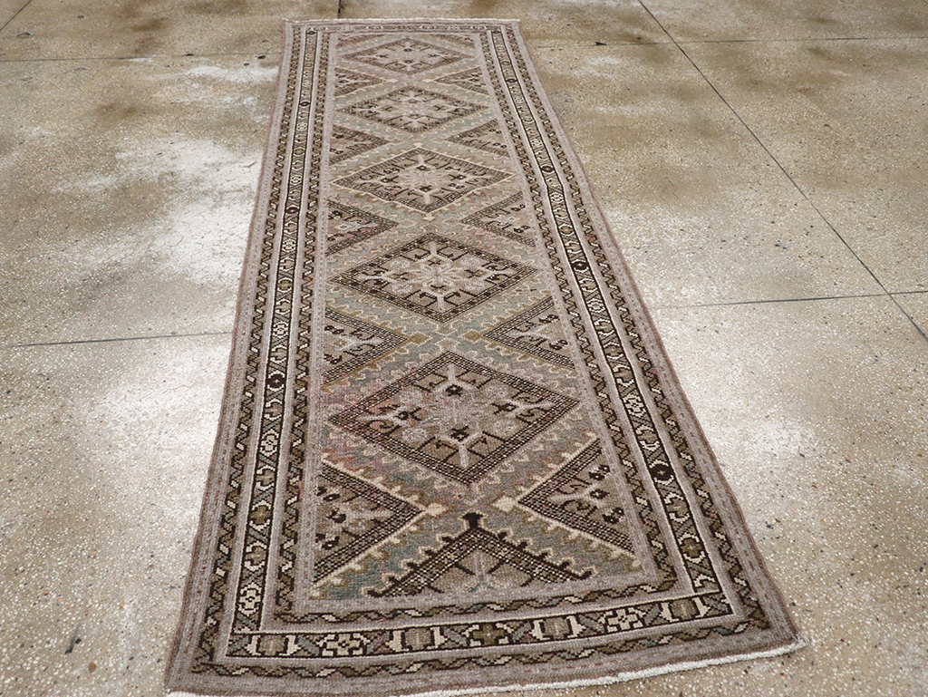 Vintage Persian Malayer Runner, No.31673 - Gss