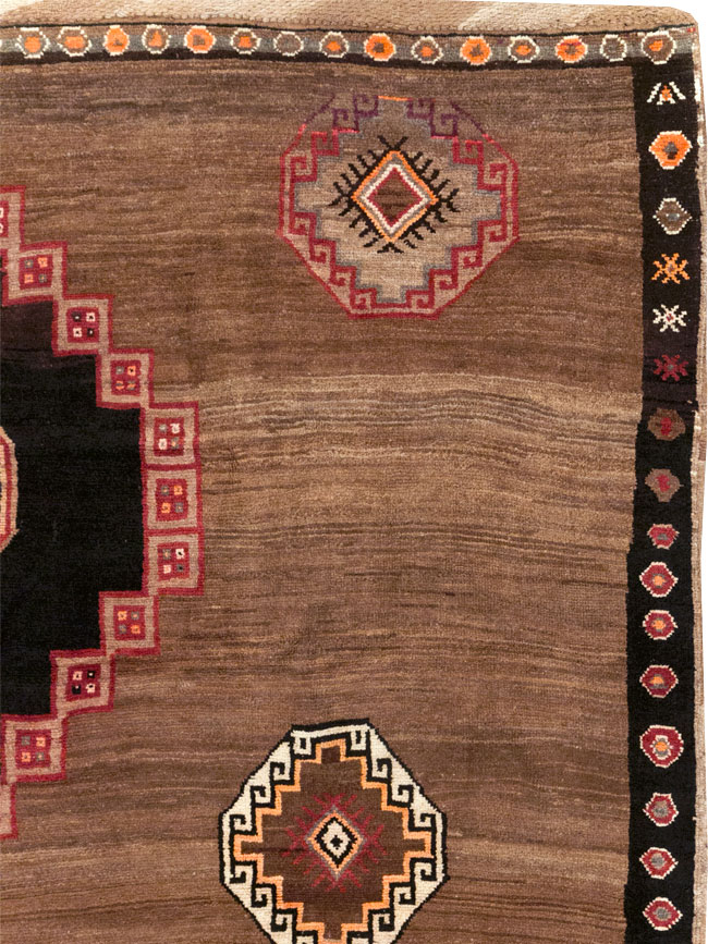 Vintage Turkish Anatolian Tribal Square Room Size Carpet, No.31677 - Gss