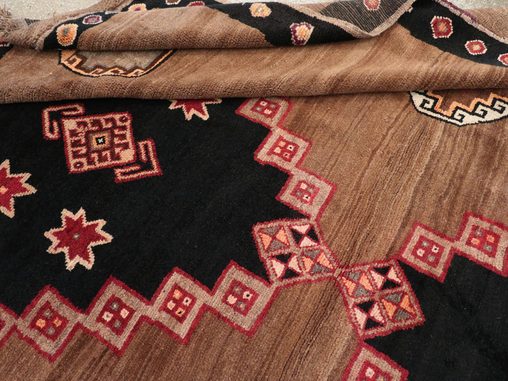 Vintage Turkish Anatolian Tribal Square Room Size Carpet, No.31677 - Gss