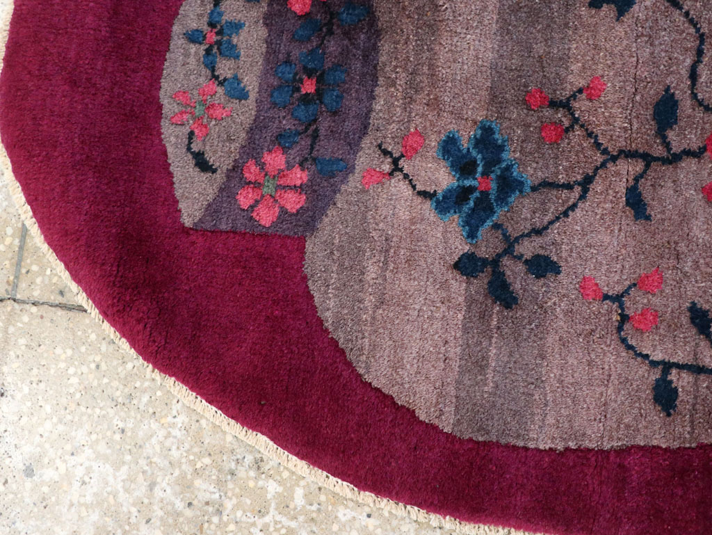 Vintage Chinese Deco Rug, No.31679 - Gss