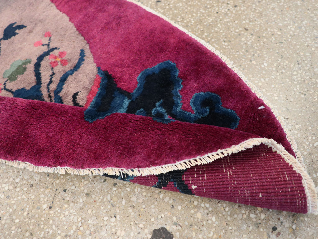 Vintage Chinese Deco Rug, No.31679 - Gss