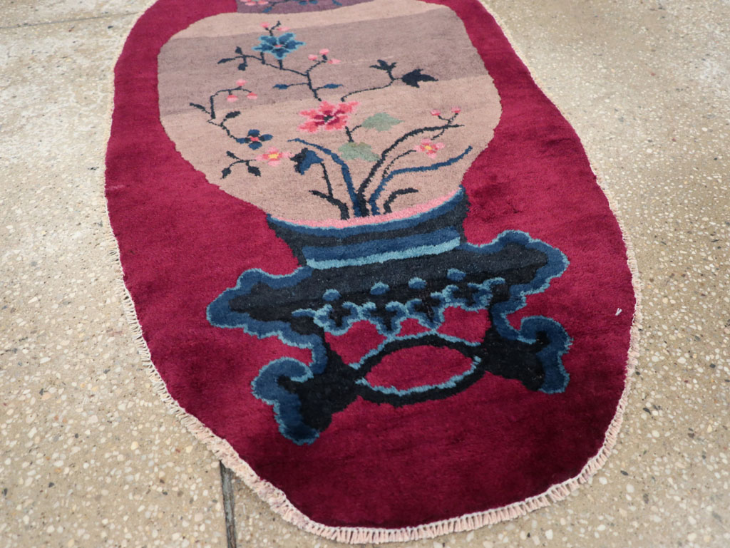 Vintage Chinese Deco Rug, No.31682 - Gss