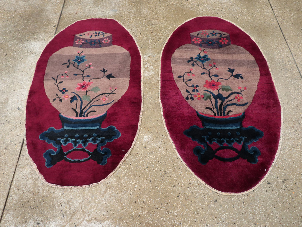 Vintage Chinese Deco Rug, No.31682 - Gss