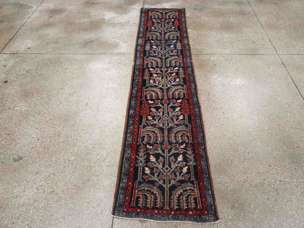Antique Persian Heriz Runner, No.31684 - Gss