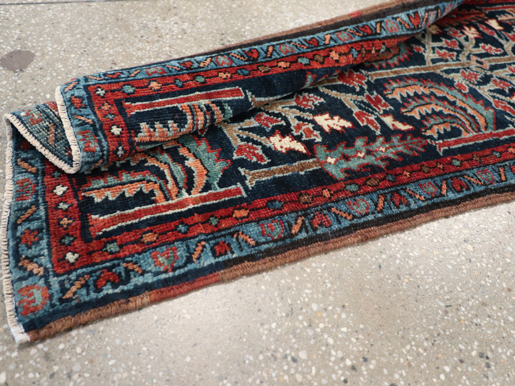 Antique Persian Heriz Runner, No.31684 - Gss
