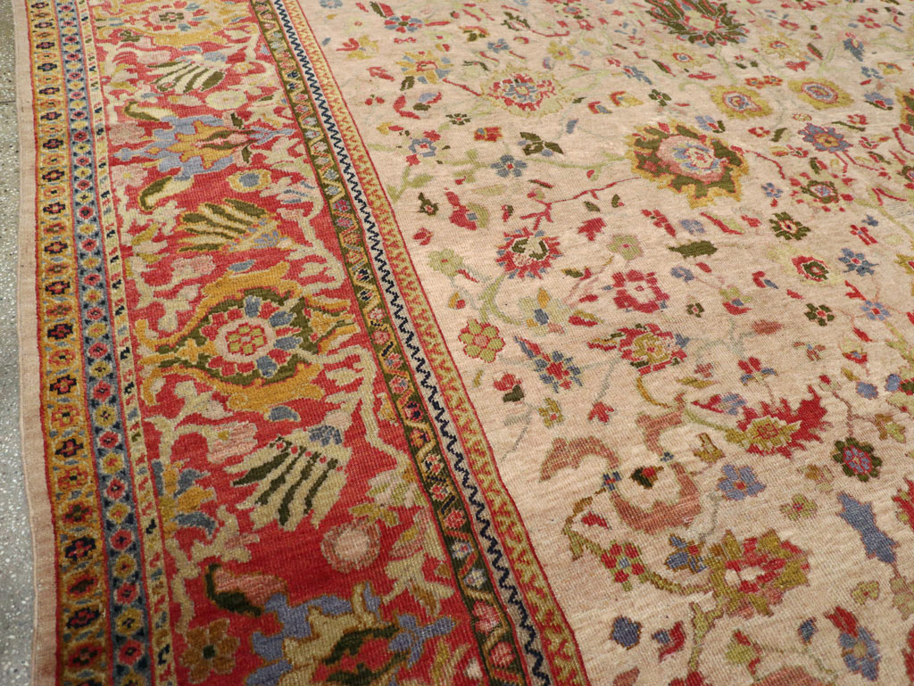 Antique Persian Mahal Large Room Size Carpet, No.31687 - Gss