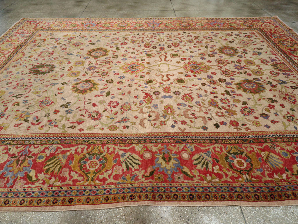 Antique Persian Mahal Large Room Size Carpet, No.31687 - Gss