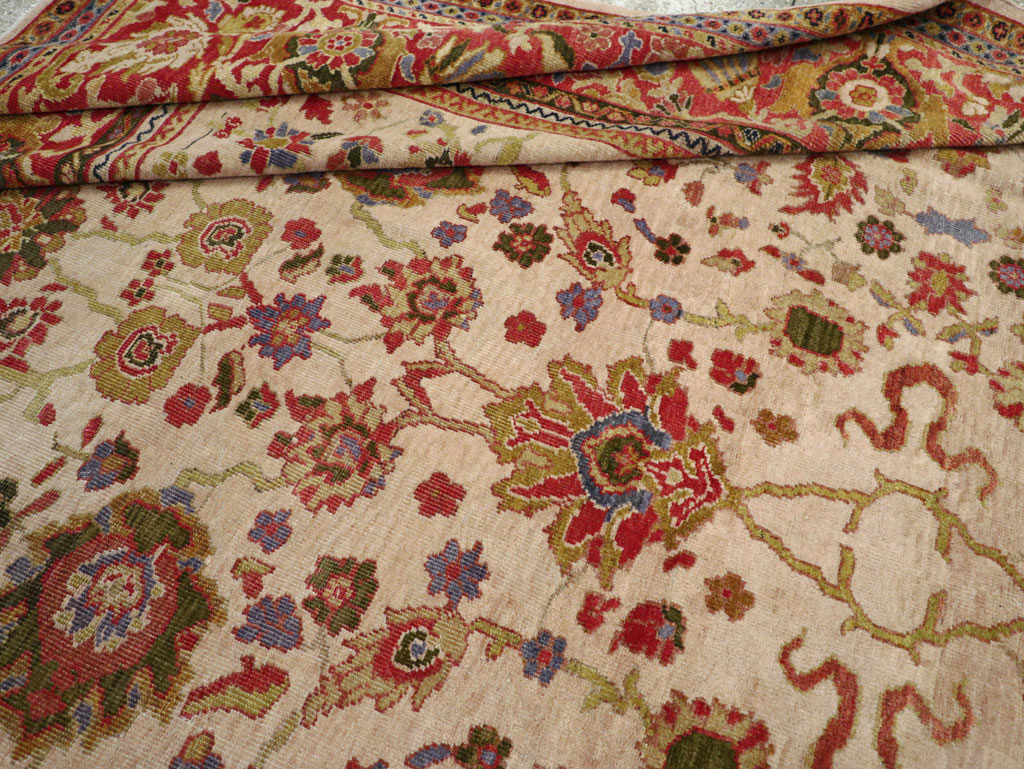 Antique Persian Mahal Large Room Size Carpet, No.31687 - Gss