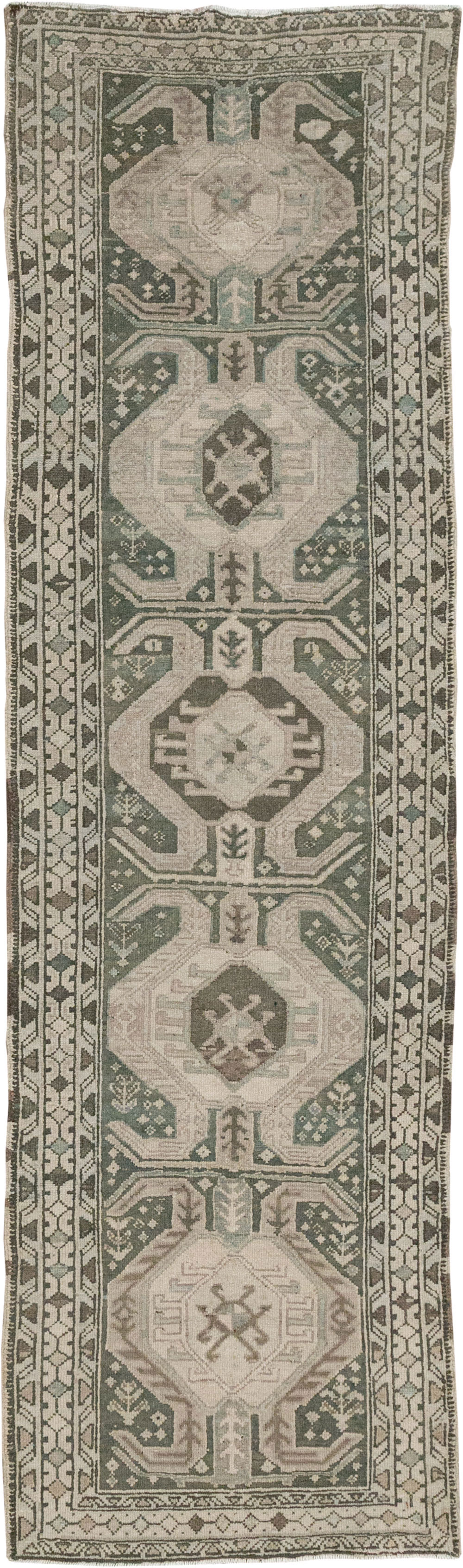 Antique Persian Malayer Runner, No.31689 - Gss