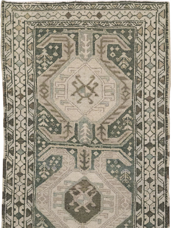 Antique Persian Malayer Runner, No.31689 - Gss