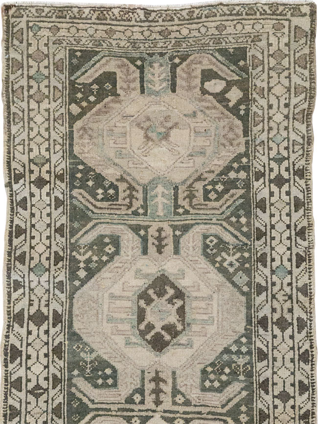 Antique Persian Malayer Runner, No.31689 - Gss