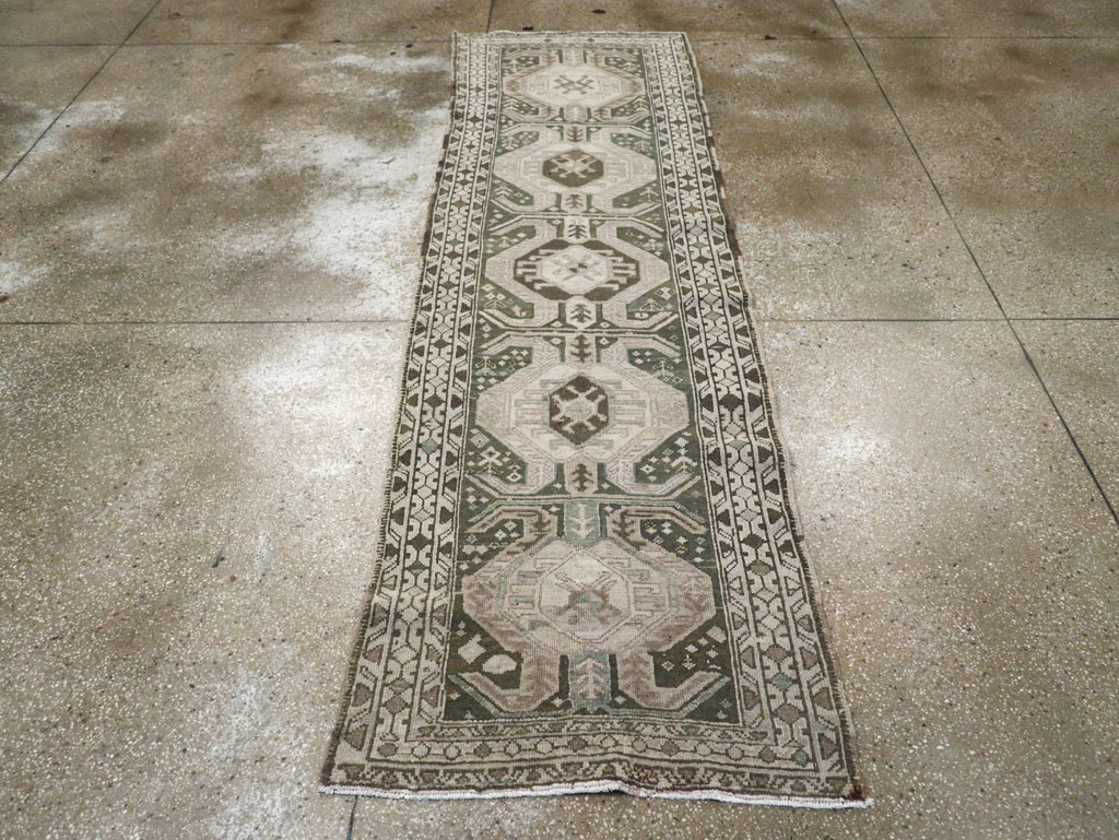 Antique Persian Malayer Runner, No.31689 - Gss