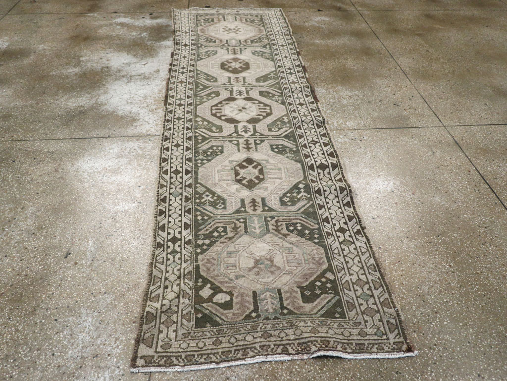 Antique Persian Malayer Runner, No.31689 - Gss
