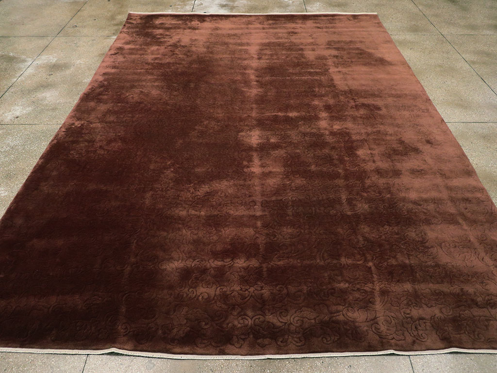 Vintage Chinese Art Deco Room Size Carpet, No.31691 - Gss