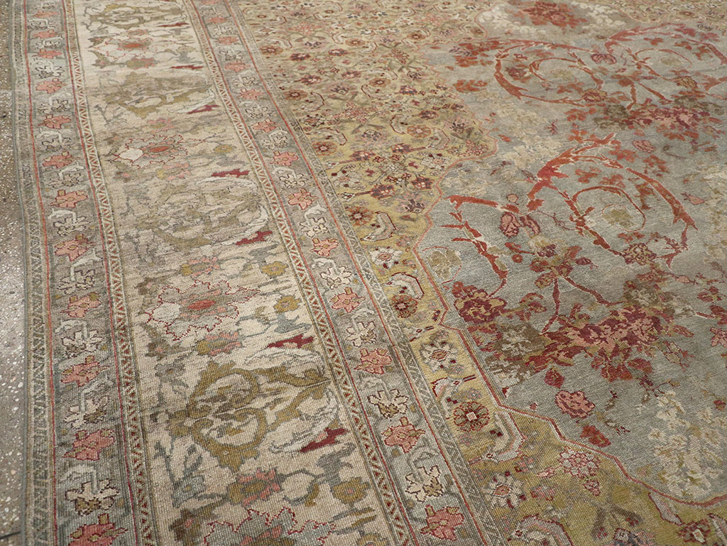 Antique Persian Bidjar Room Size Carpet, No.31694 - Gss