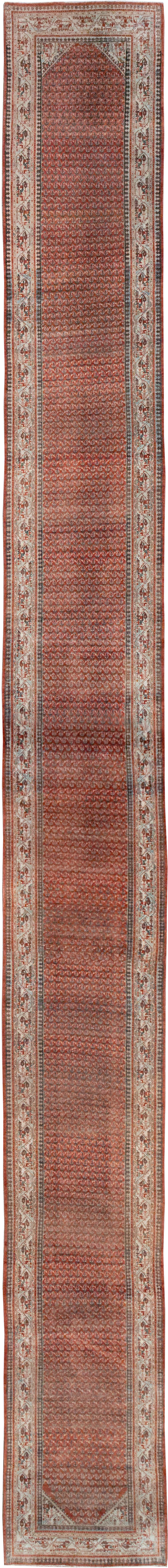 Antique Persian Seraband Long Runner, No.31696 - Gss