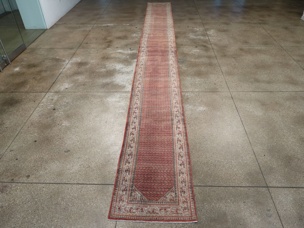 Antique Persian Seraband Long Runner, No.31696 - Gss