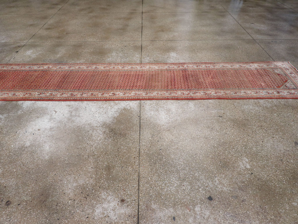 Antique Persian Seraband Long Runner, No.31696 - Gss