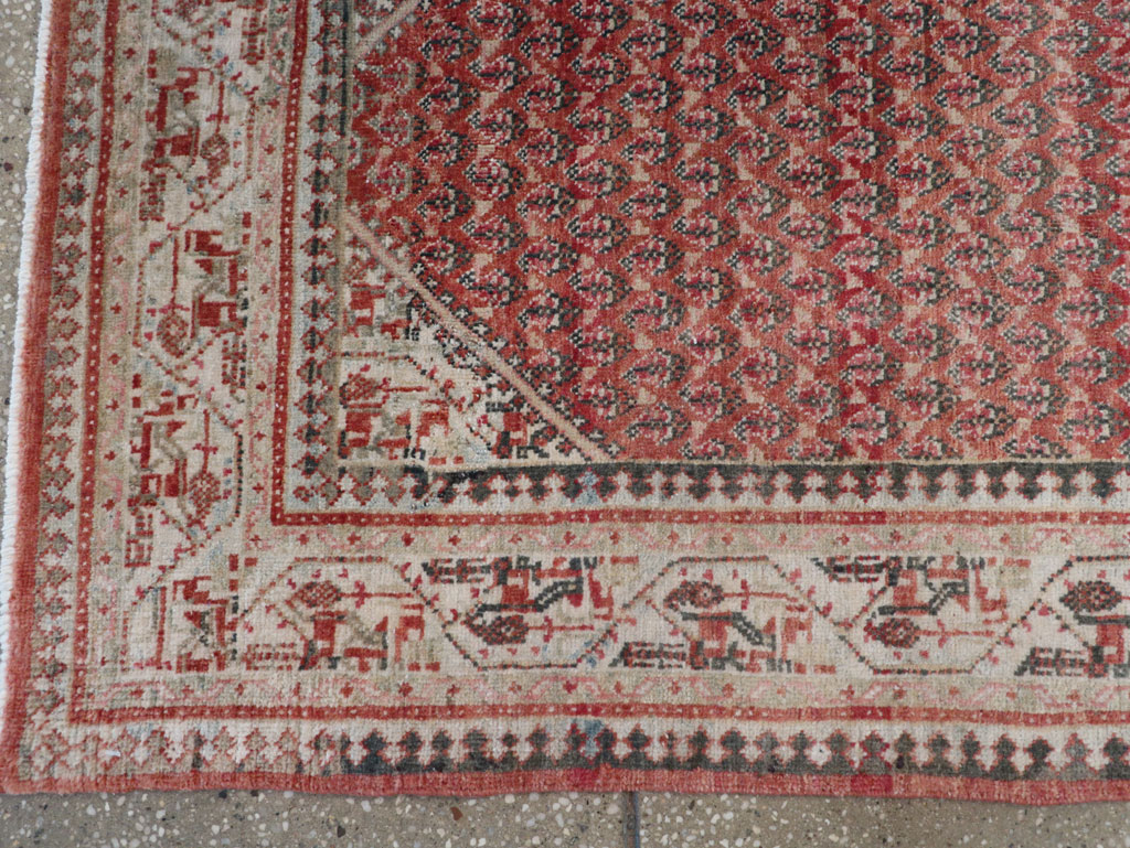 Antique Persian Seraband Long Runner, No.31696 - Gss