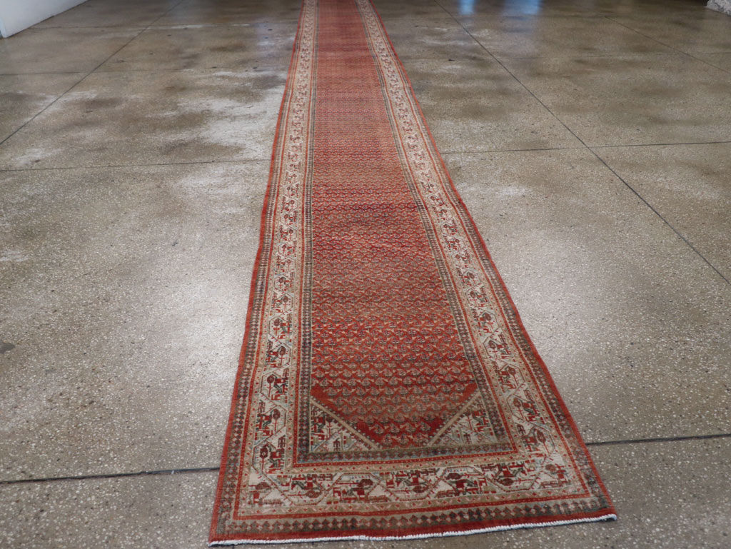 Antique Persian Seraband Long Runner, No.31696 - Gss