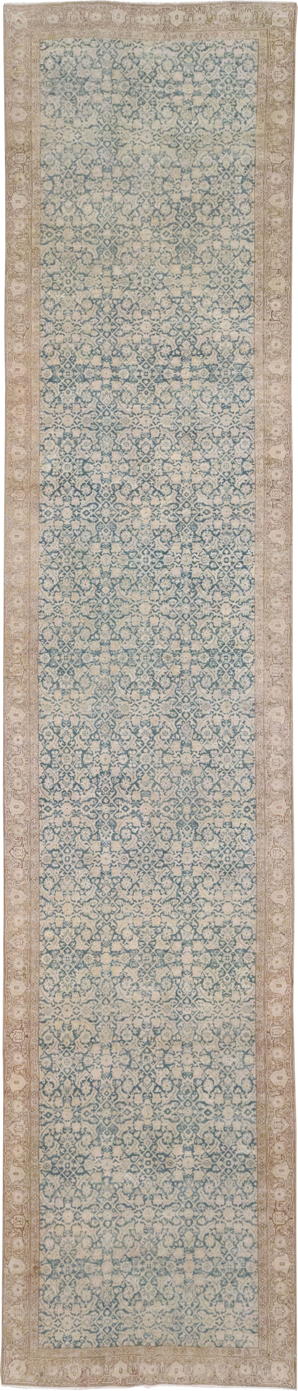 Antique Persian Tabriz Long Runner, No.31698 - Gss
