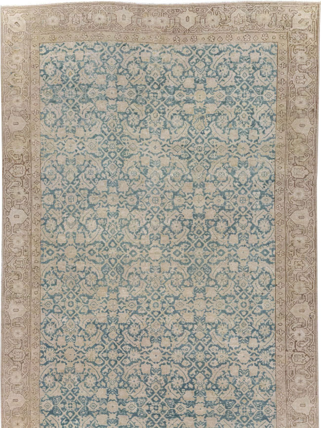 Antique Persian Tabriz Long Runner, No.31698 - Gss