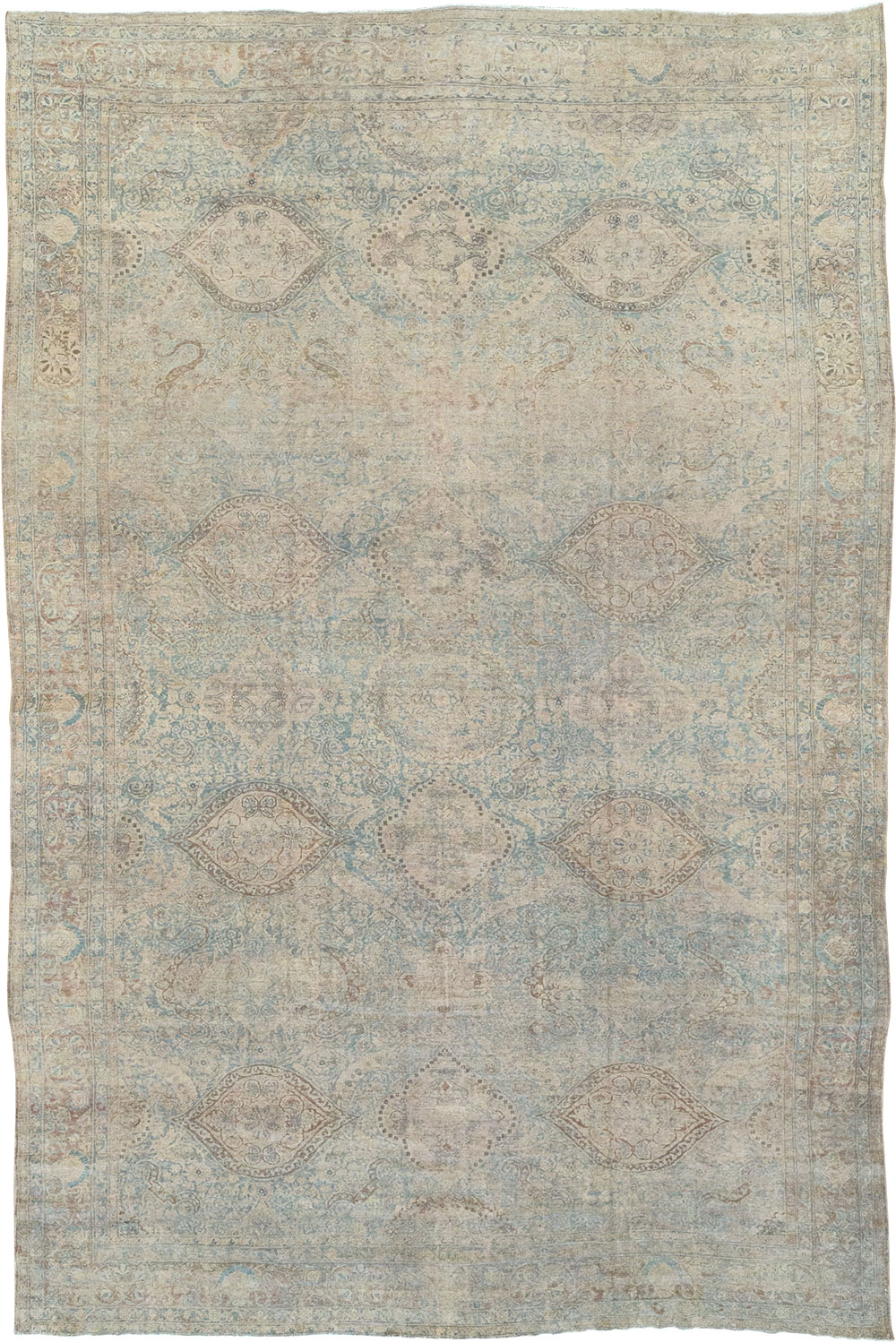 Antique Persian Lavar Kerman Large Carpet, No.31700 - Gss