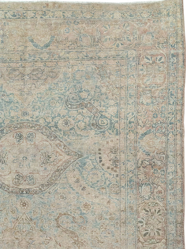 Antique Persian Lavar Kerman Large Carpet, No.31700 - Gss