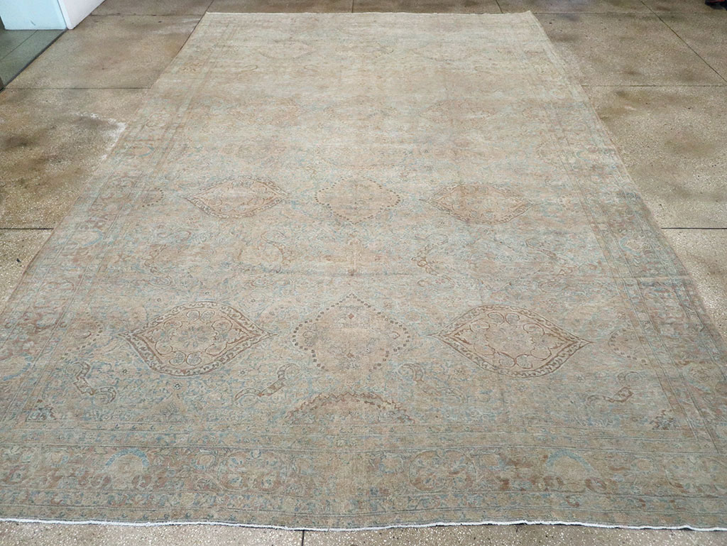 Antique Persian Lavar Kerman Large Carpet, No.31700 - Gss
