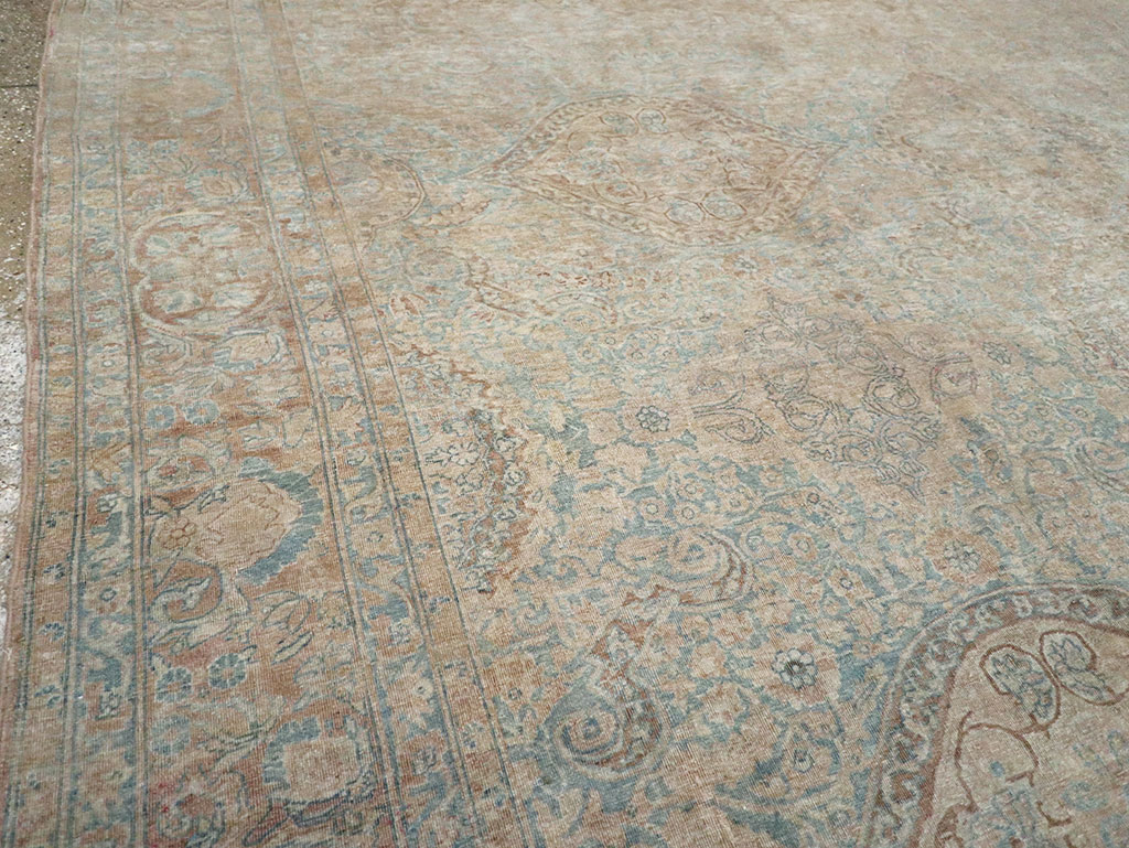 Antique Persian Lavar Kerman Large Carpet, No.31700 - Gss