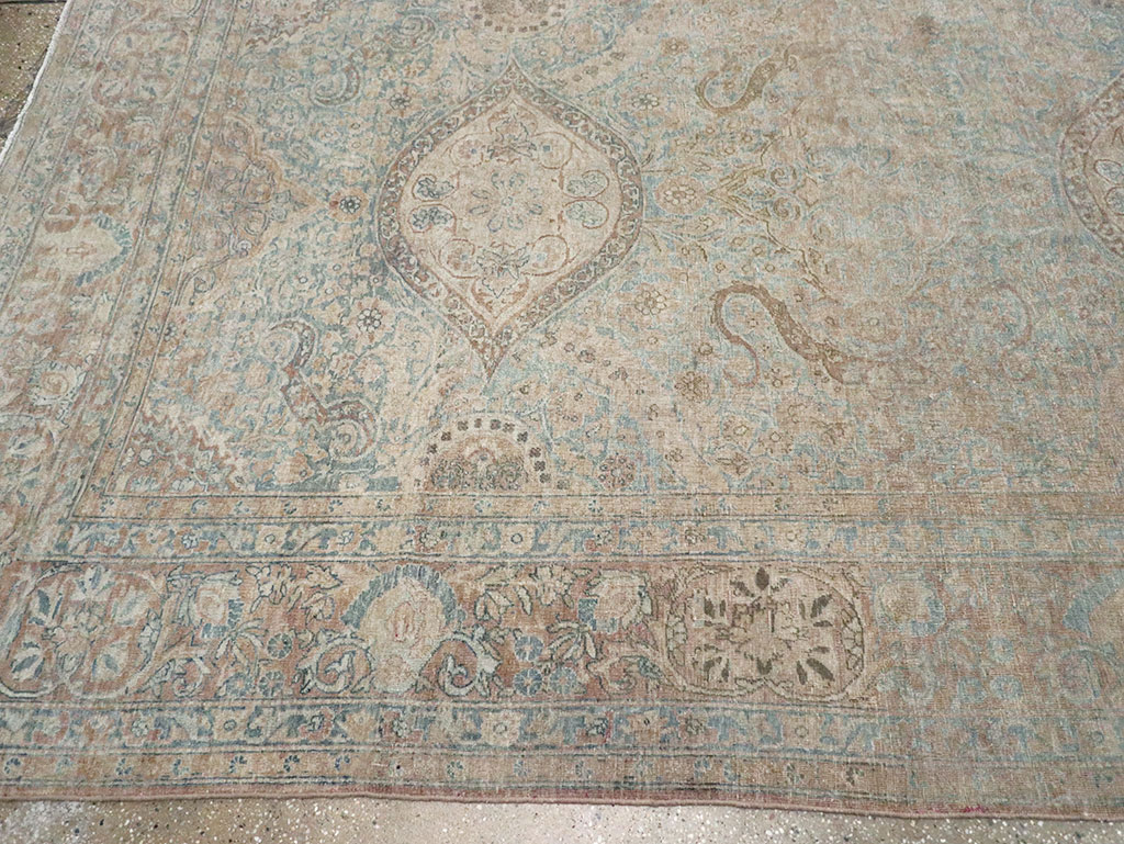Antique Persian Lavar Kerman Large Carpet, No.31700 - Gss
