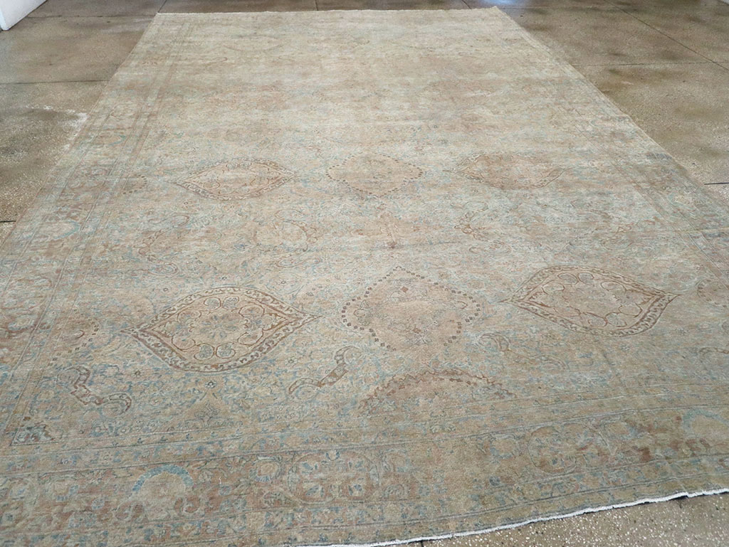 Antique Persian Lavar Kerman Large Carpet, No.31700 - Gss