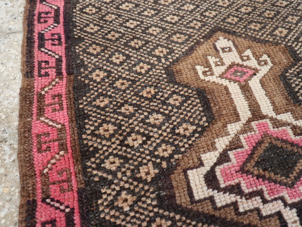 Vintage Turkish Anatolian Throw Rug, No.31707 - Gss