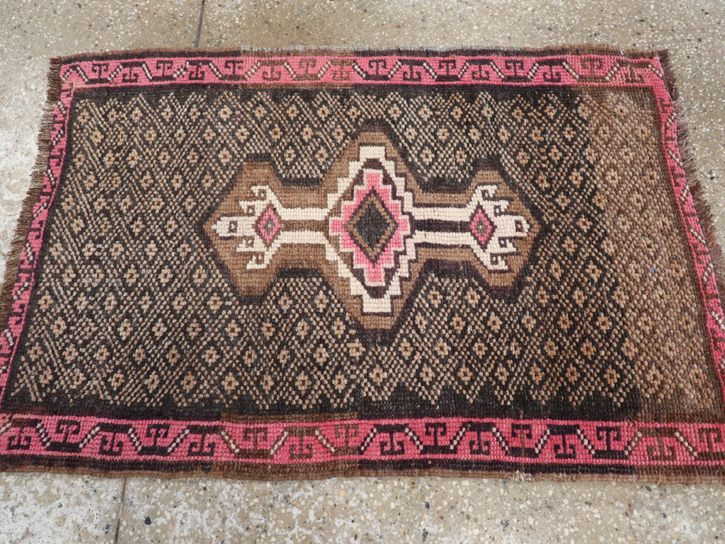 Vintage Turkish Anatolian Throw Rug, No.31707 - Gss