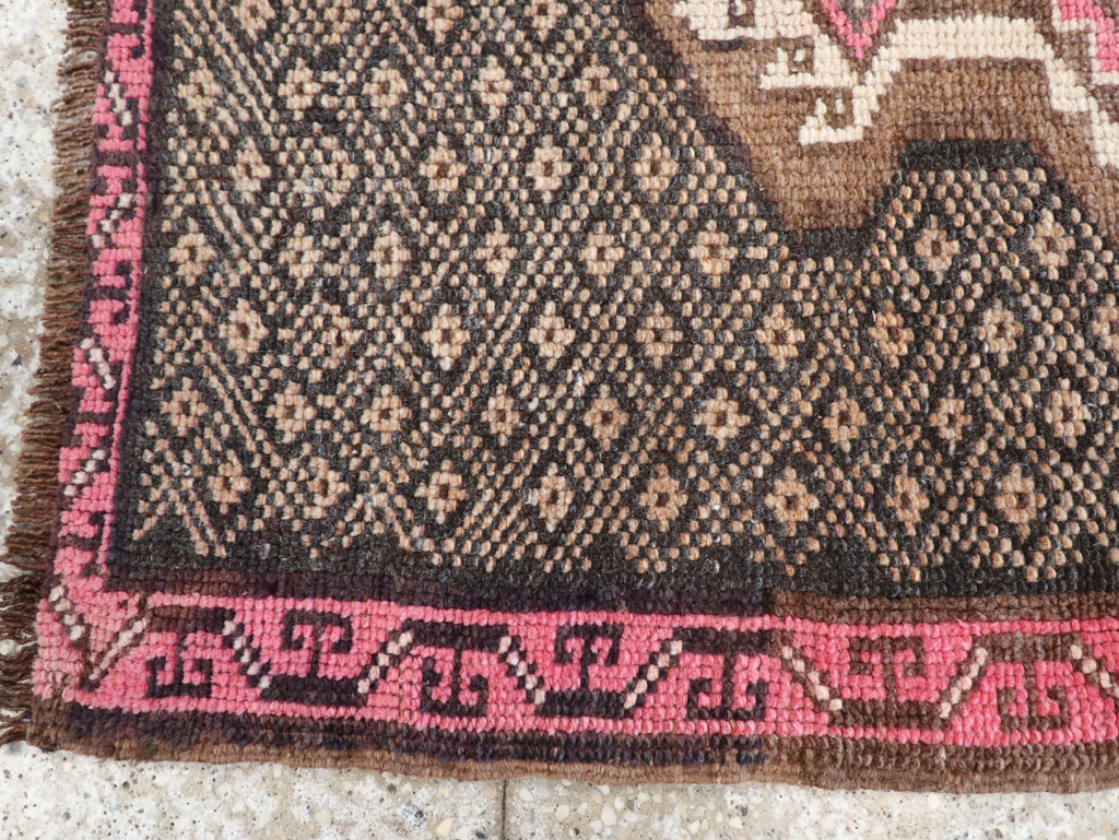 Vintage Turkish Anatolian Throw Rug, No.31707 - Gss